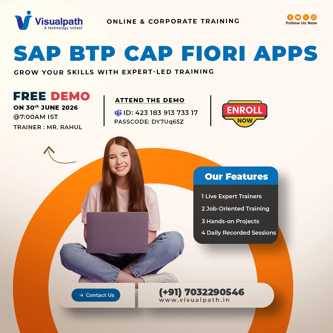 SAP BTP CAP Fiori Apps Live Free Demo Training