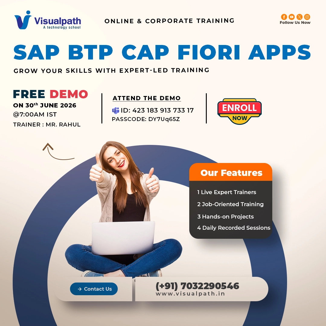 SAP BTP CAP Fiori Apps Online Free Demo