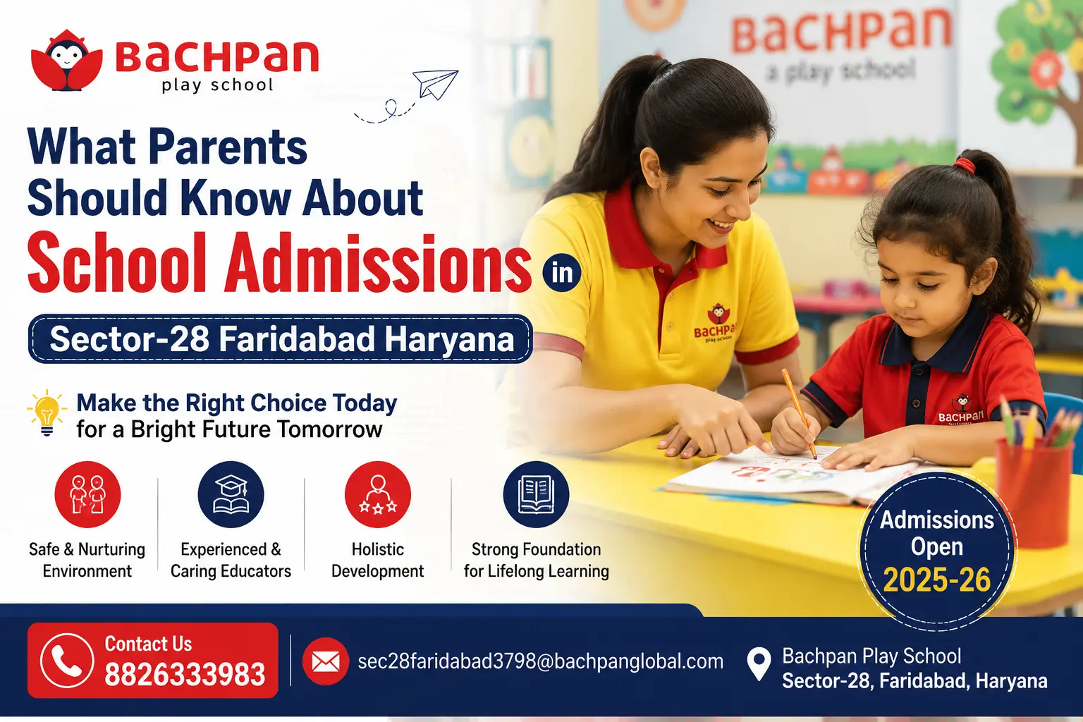 Preschool in Sector-28 Faridabad Haryana | Nurturing Young Minds at Bachpan