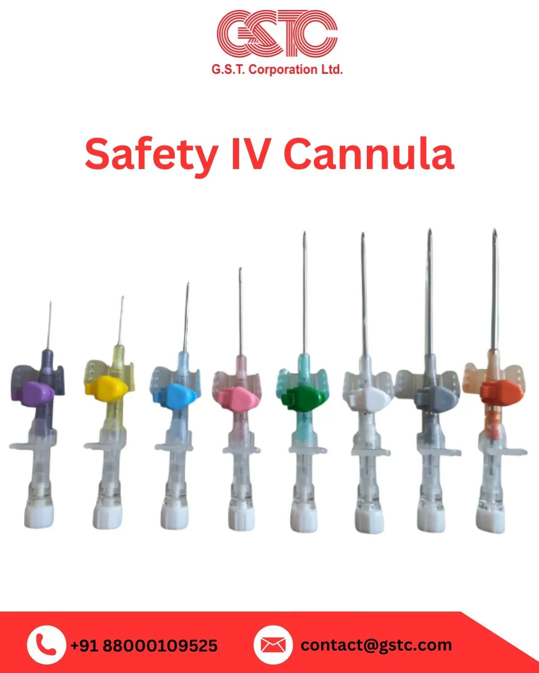 Safety IV Cannula Manufacturer & Exporter in India
