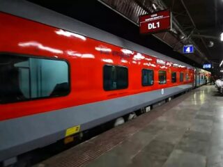 Brand-New-Red-LHB-First-AC-Coach-Of-12393-Sampoorna-kranti-SF-Express-.Follow-@railfan_ncr-
