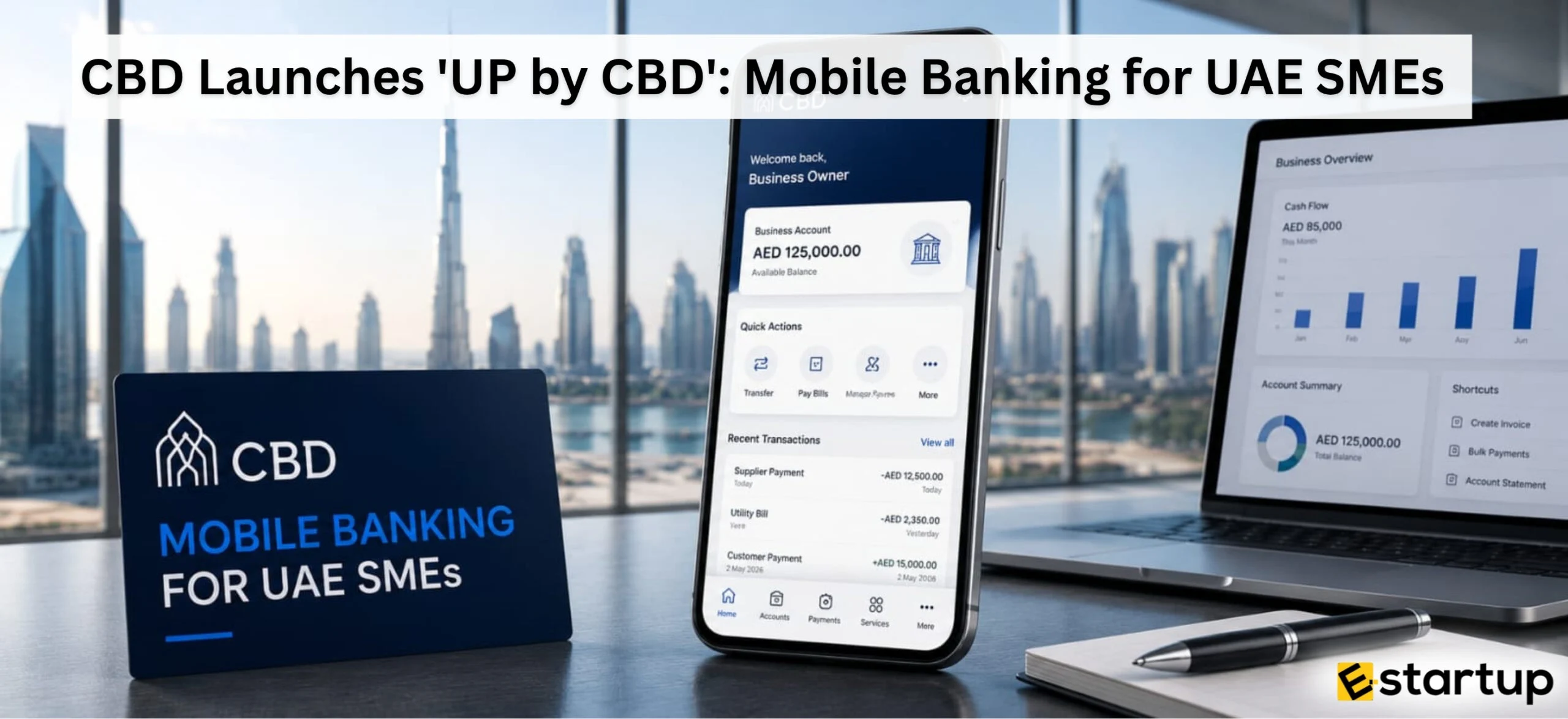 CBD Launches Up by CBD Mobile Banking for UAE SMEs