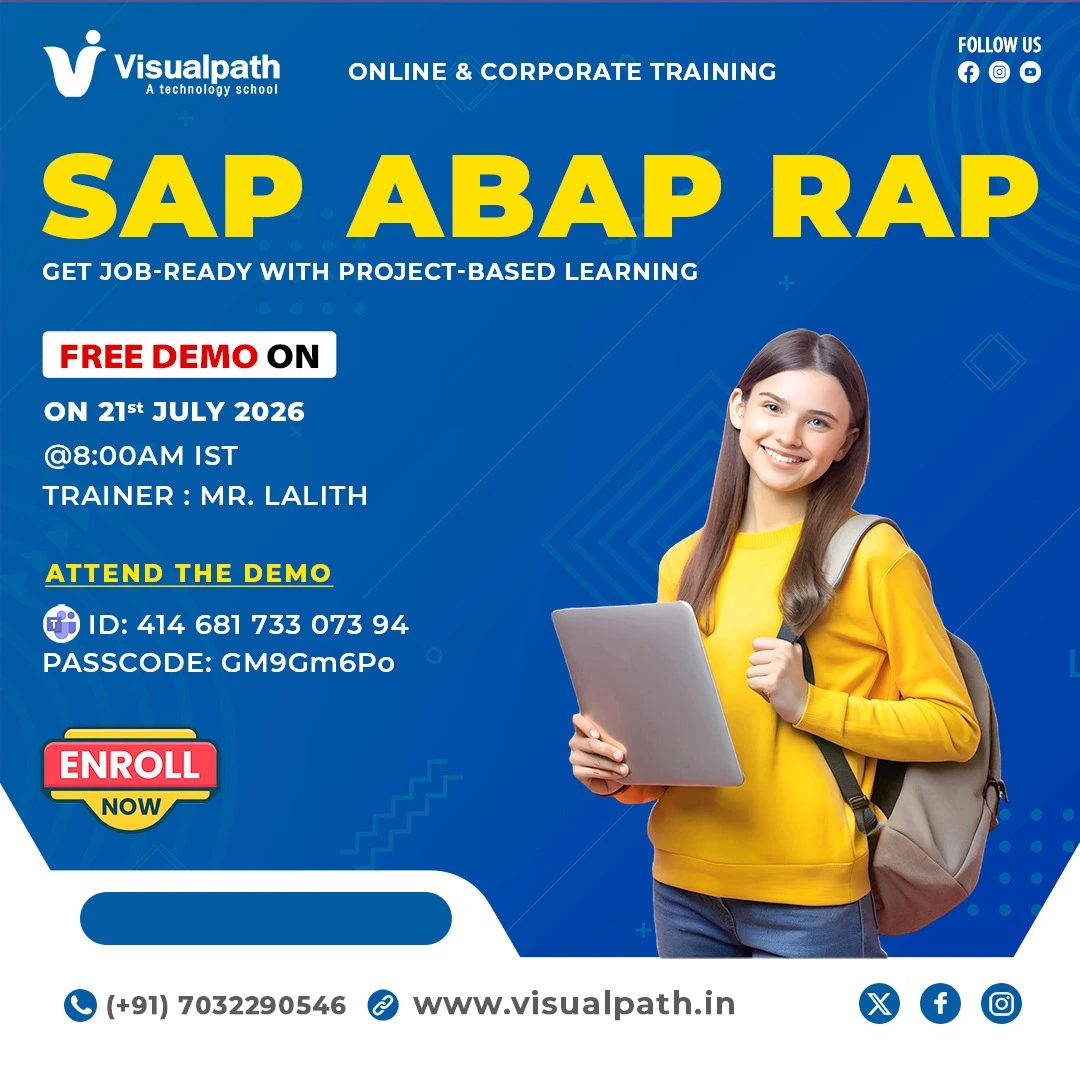 Free SAP ABAP RAP Online Demo – Upgrade Your Skills July 21