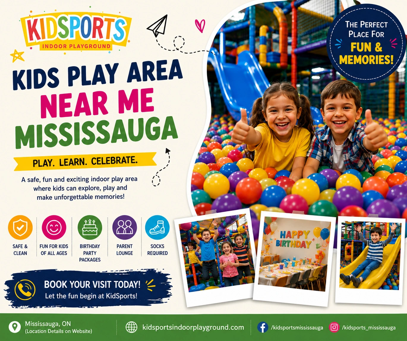 Kids Play Area Near Me Mississauga | Indoor Family Fun
