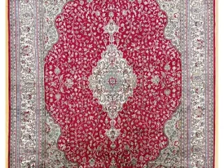 Handmade-Kashmir-Pure-Silk-Carpet-RedBeidge-