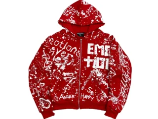 Mixed-Emotion-Red-Graffiti-Hoodie