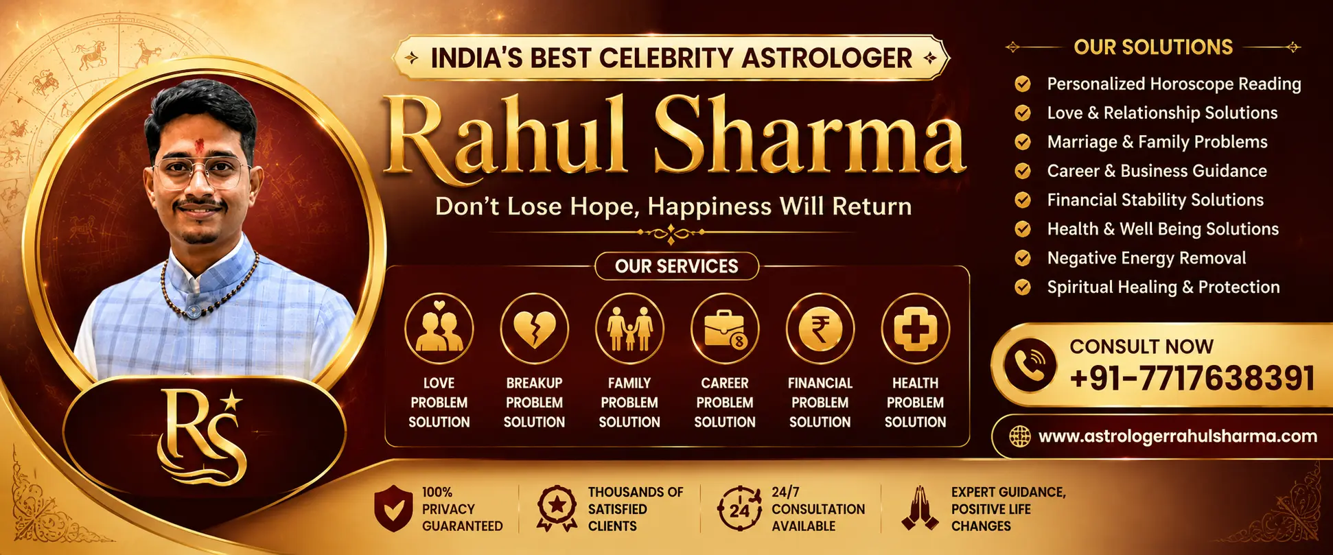 Best Astrologer in India | Love Problem Specialist – Rahul Sharma