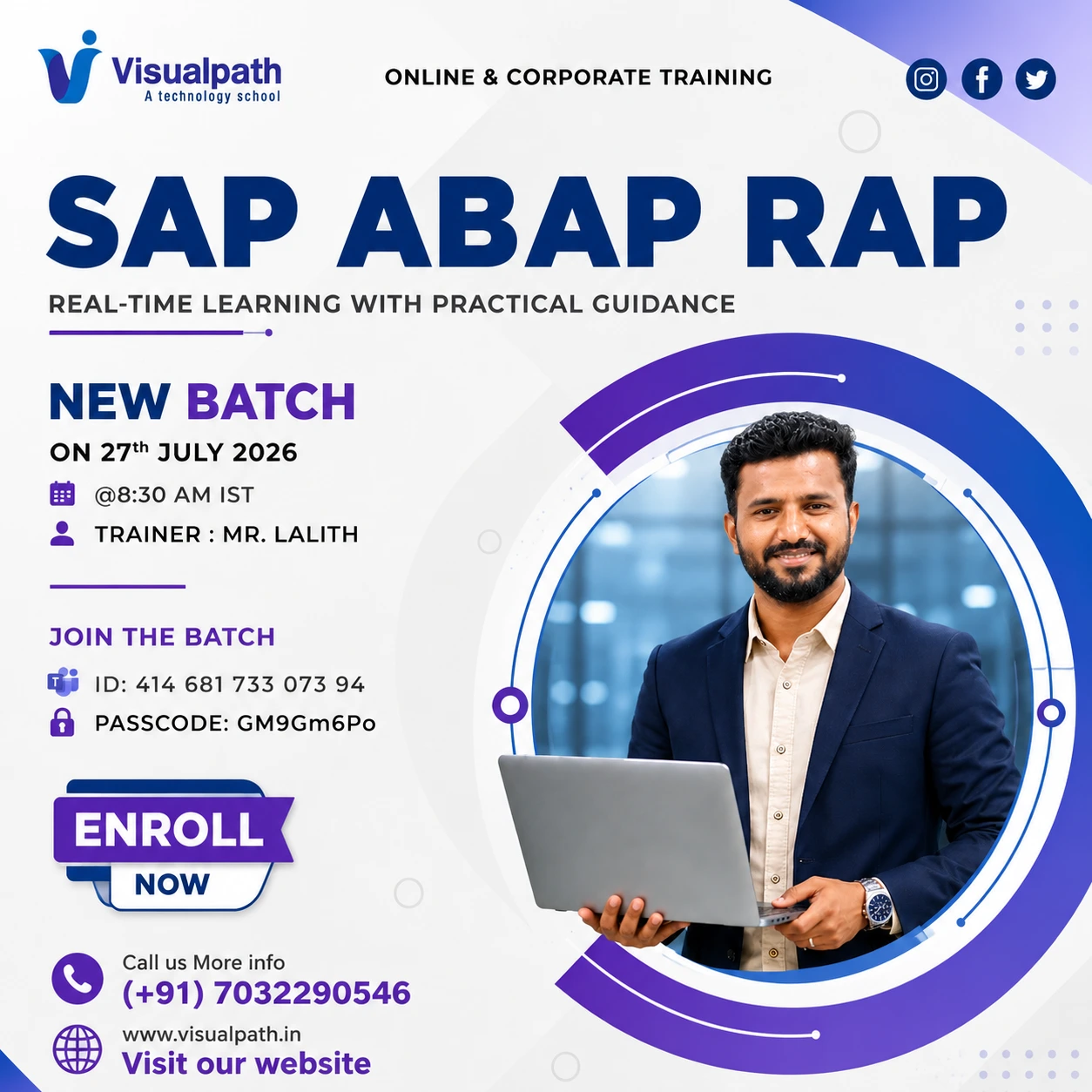 SAP ABAP RAP Online Training New Batch Starting July 27th