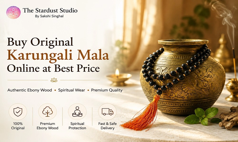 Buy Original Karungali Mala Online at The Stardust Studio