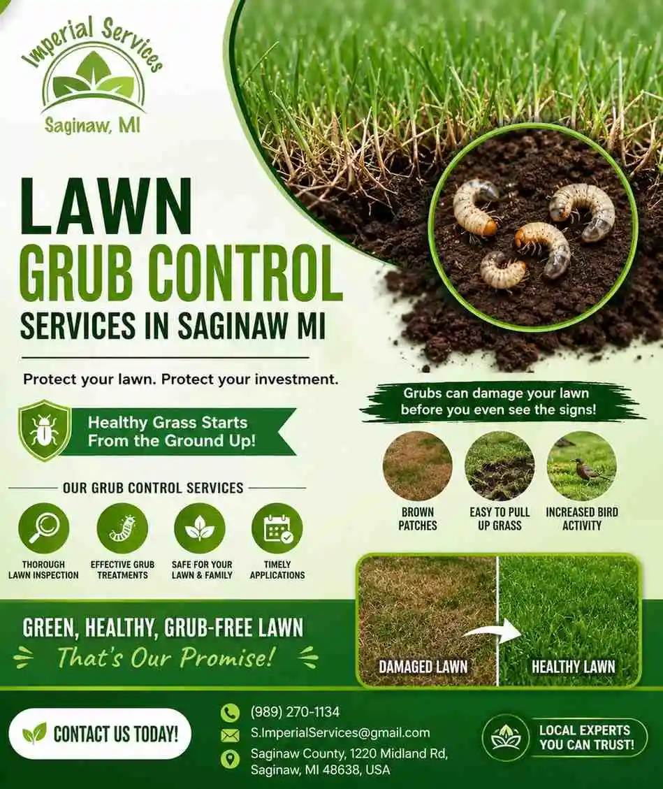Protect Your Lawn with Professional Lawn Grub Control Services in Saginaw, MI