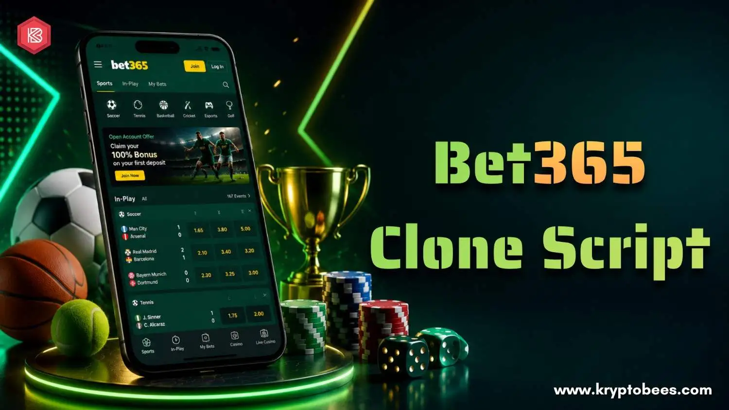 Top Bet365 Clone Script for Building a Feature Rich Betting Platform