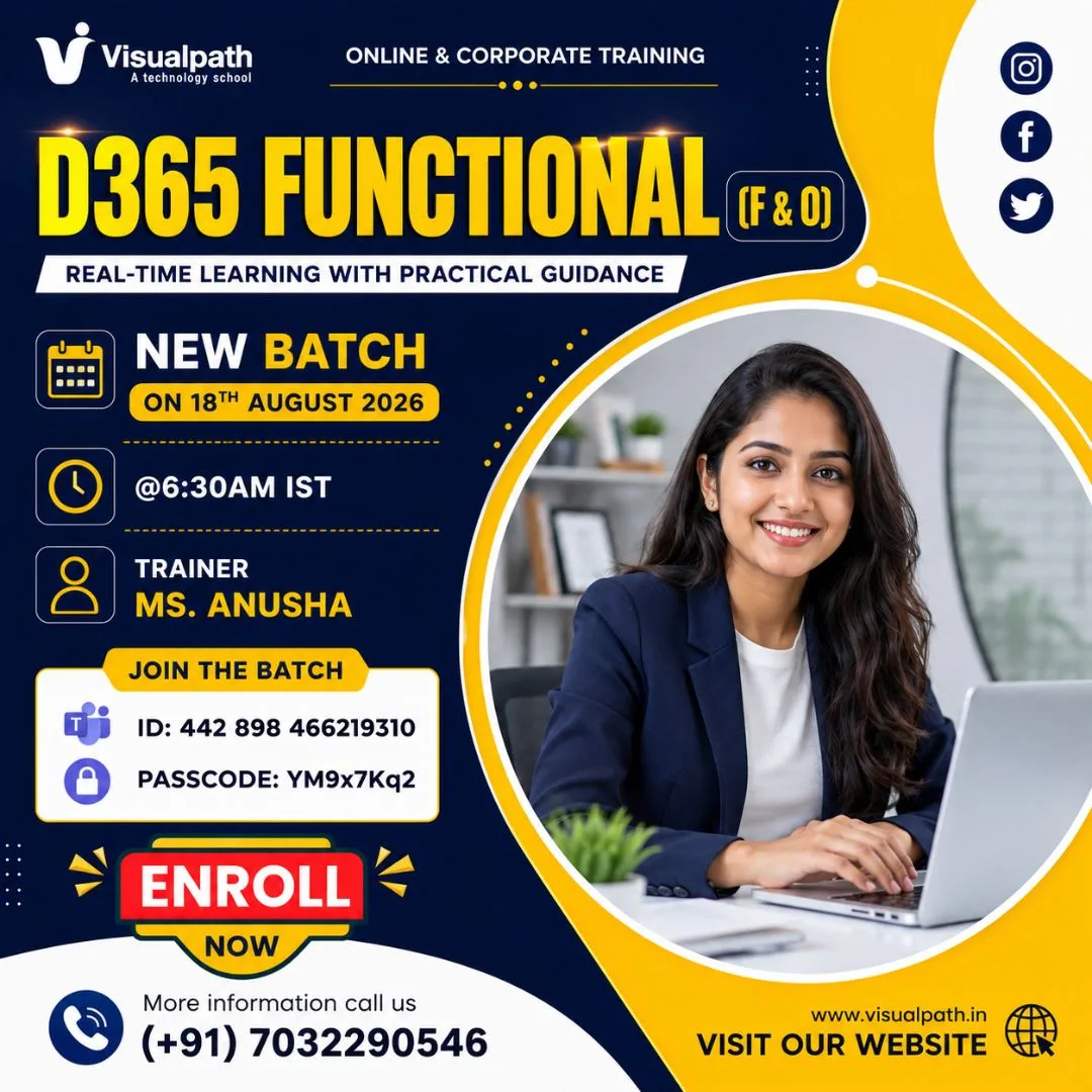 D365 Finance And Operations Training | Online New Batch