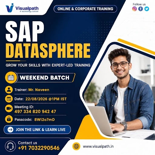 Enroll in SAP Datasphere Weekend Batch – Aug 22, 2026