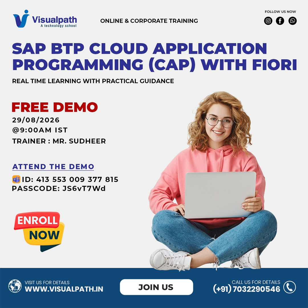 SAP BTP CAP Fiori Apps Free Demo by Experts