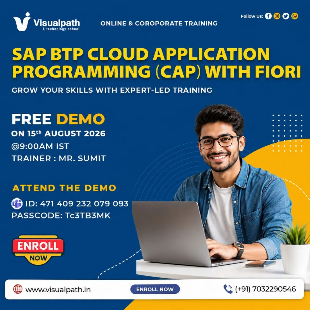 SAP BTP CAP Free Demo with Real-Time Project Training