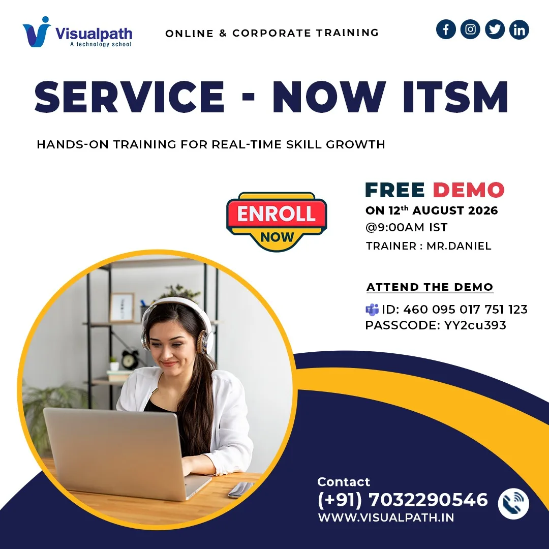 ServiceNow ITSM Online Corporate Training | Free LIVE Demo