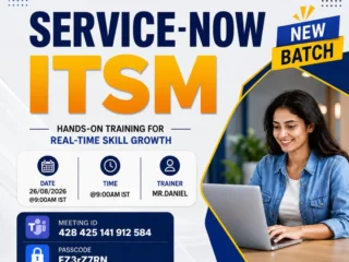 ServiceNow-ITSM-Online-Course-New-Batch-Starts