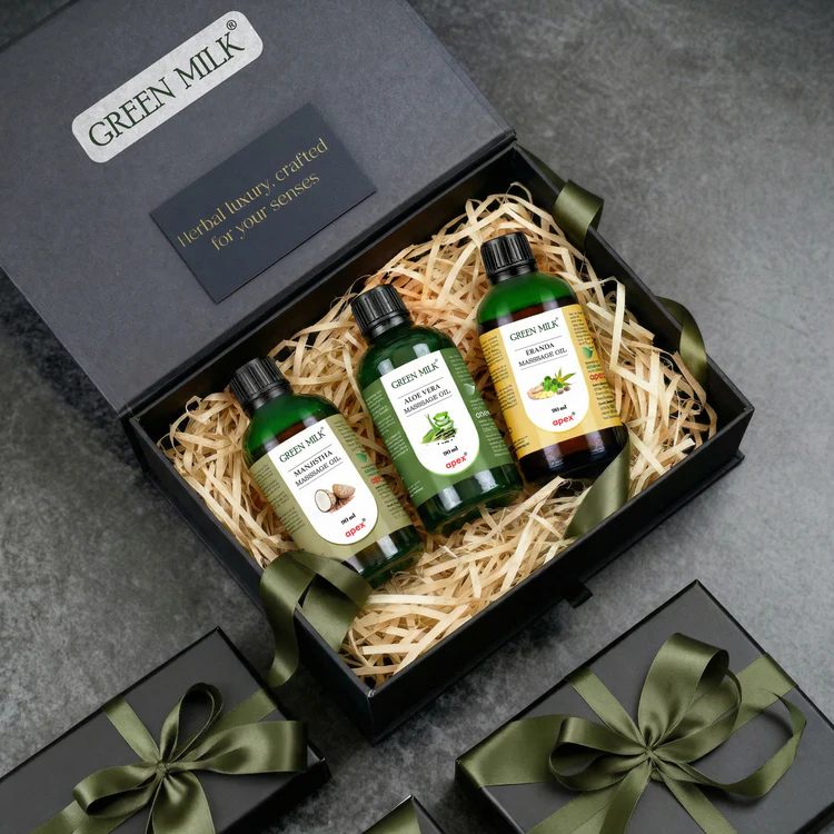 Abhyanga Oil Collection Bundle for Ayurveda | Green Milk Concepts