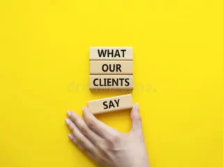 clients-symbol-concept-words-what-our-say-wooden-blocks-beautiful-bright-yellow-background-businessman-hand-business-copy-438088497
