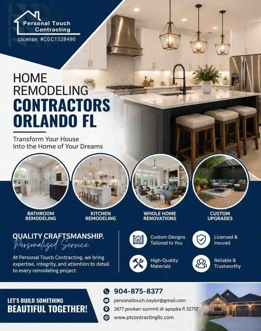 Orlando’s Reliable Home Remodeling Experts for Stunning Renovations