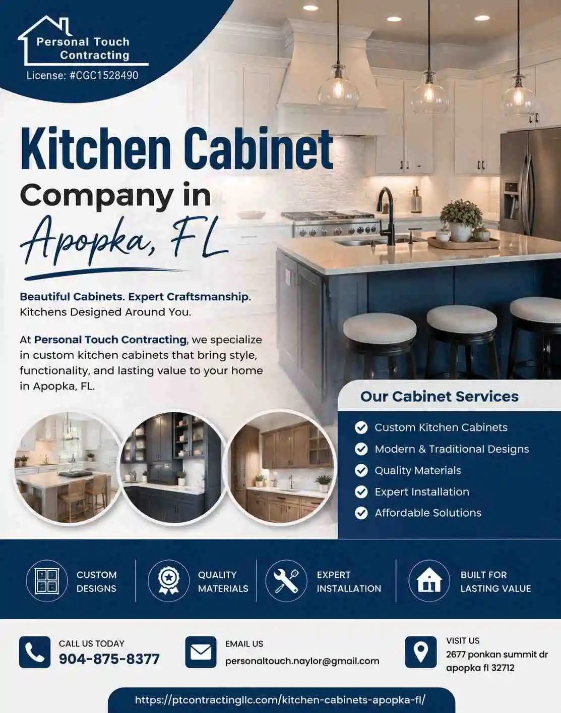 Premium Kitchen Cabinets Seller in Apopka FL – Elevate Your Kitchen in Style