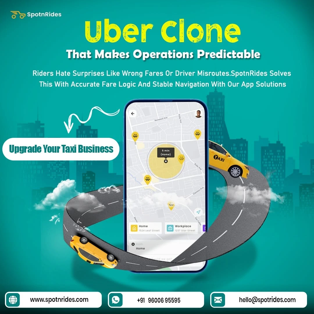 Launch an Advanced Uber Clone App with Smart Ride-Hailing Features