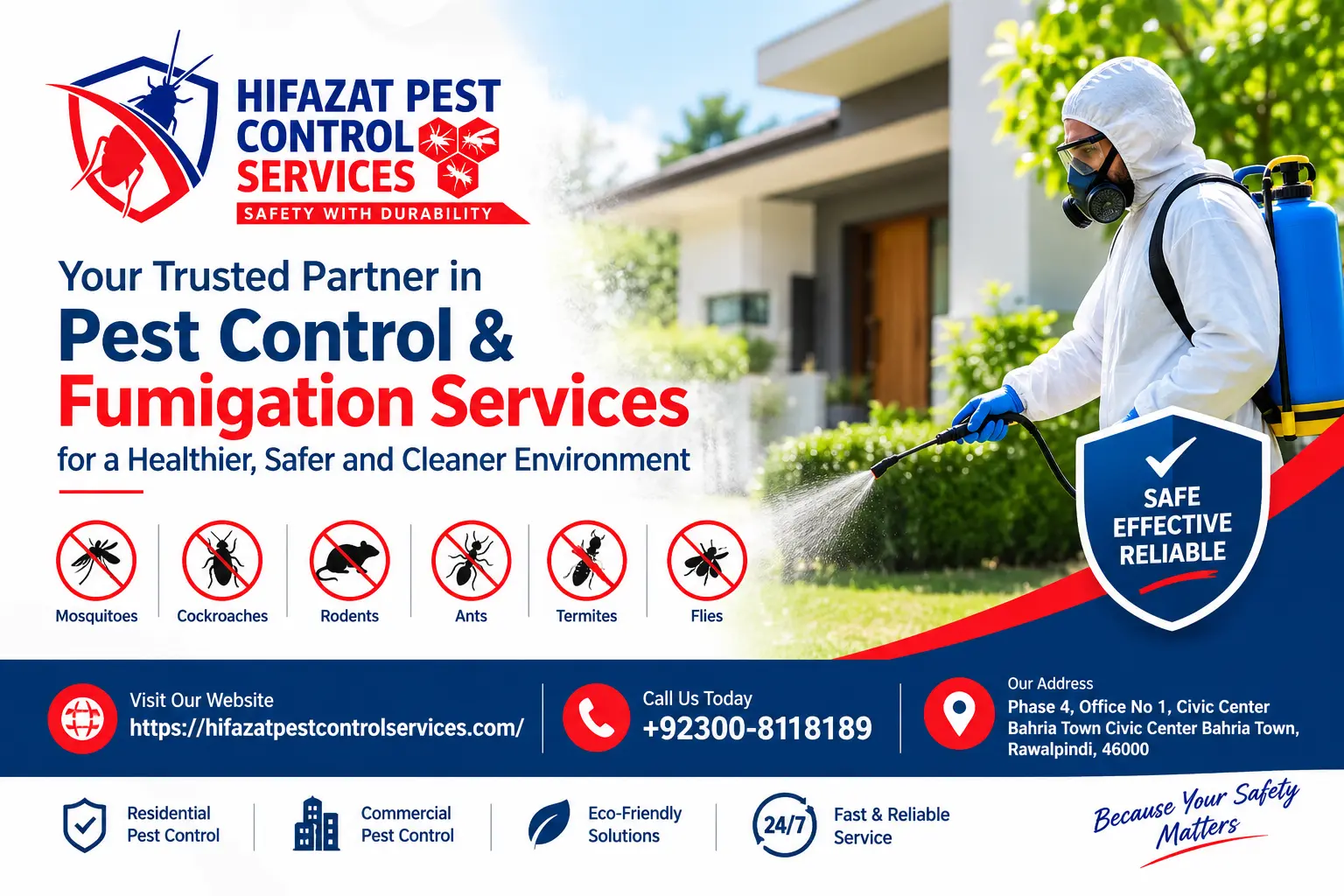Hifazat Pest Control Services.