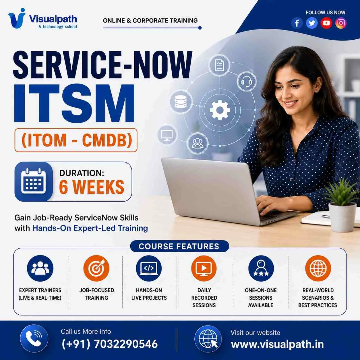 ServiceNow Course Online | Practical Training – Visualpath