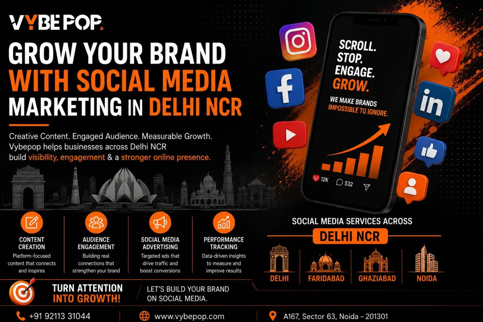 Digital marketing services – social media, search engine optimization, pay per click